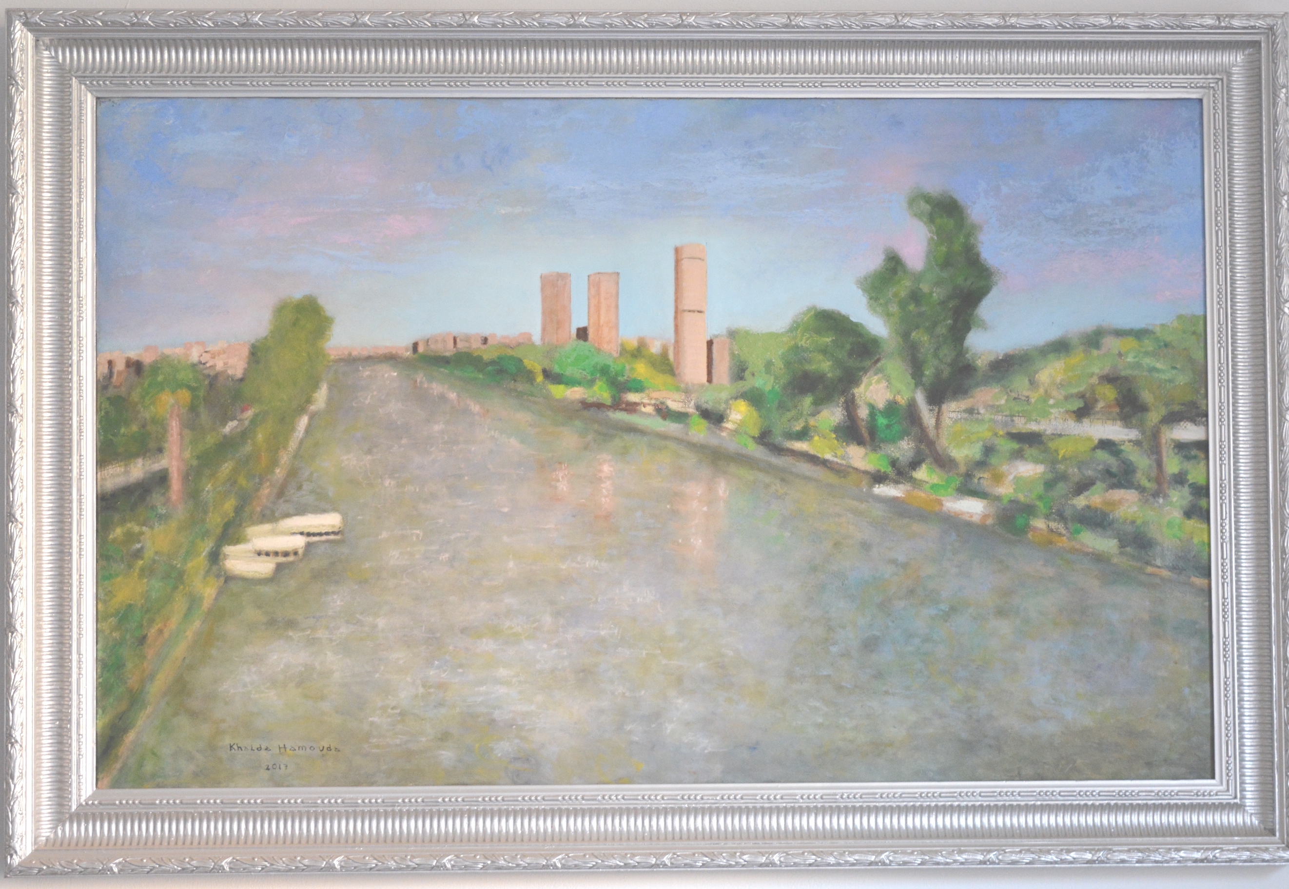 Cairo Nile oil painting
